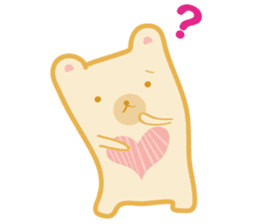 Block bear&Orange rabbit sticker #6683830