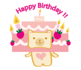 Block bear&Orange rabbit sticker #6683853