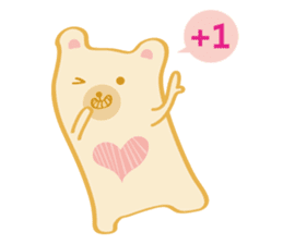 Block bear&Orange rabbit sticker #6683854