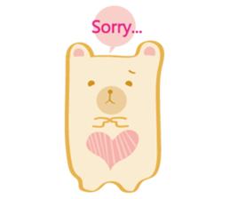 Block bear&Orange rabbit sticker #6683856