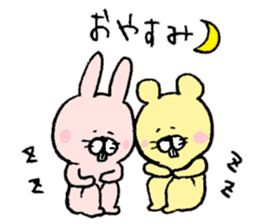 Mr. rabbit and Mr. mouse sticker #6685346