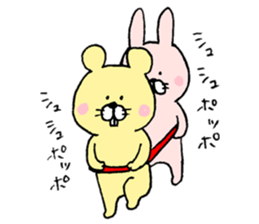 Mr. rabbit and Mr. mouse sticker #6685371