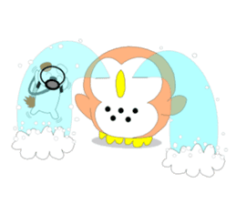 Fuku-chan 5. (owl) sticker #6685409