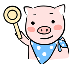 Mr.Lazy The Pig sticker #6685757