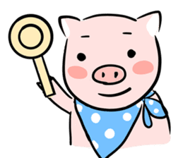 Mr.Lazy The Pig sticker #6685757