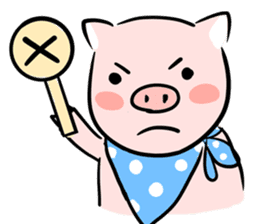 Mr.Lazy The Pig sticker #6685758