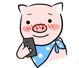 Mr.Lazy The Pig sticker #6685761