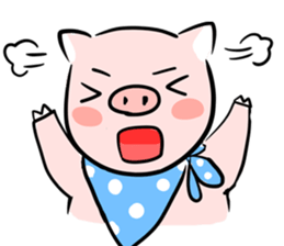 Mr.Lazy The Pig sticker #6685762
