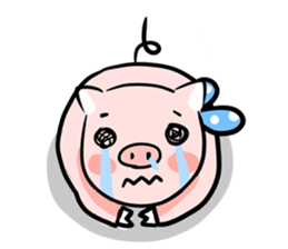 Mr.Lazy The Pig sticker #6685771