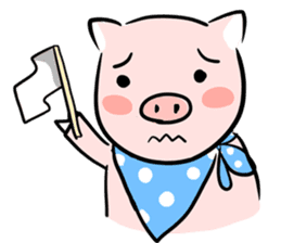 Mr.Lazy The Pig sticker #6685773