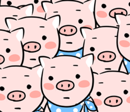 Mr.Lazy The Pig sticker #6685782