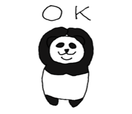 Panpan of a relaxation panda sticker #6685984