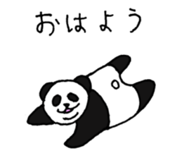 Panpan of a relaxation panda sticker #6685998