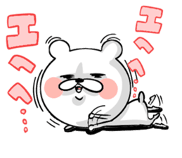 Bear of the anger face sticker #6687252