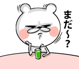 Bear of the anger face sticker #6687254