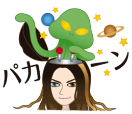 Martian-mind Glam Rocker Tezya sticker #6687304