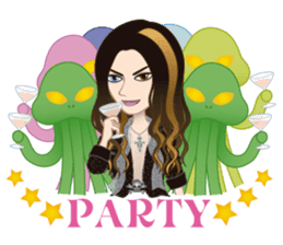 Martian-mind Glam Rocker Tezya sticker #6687306