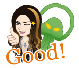 Martian-mind Glam Rocker Tezya sticker #6687316