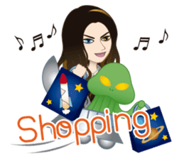 Martian-mind Glam Rocker Tezya sticker #6687319