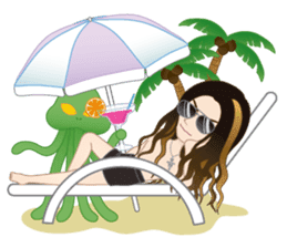 Martian-mind Glam Rocker Tezya sticker #6687320