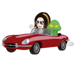 Martian-mind Glam Rocker Tezya sticker #6687322