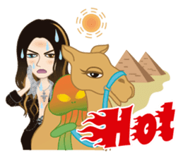 Martian-mind Glam Rocker Tezya sticker #6687327