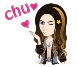 Martian-mind Glam Rocker Tezya sticker #6687329