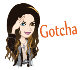 Martian-mind Glam Rocker Tezya sticker #6687330