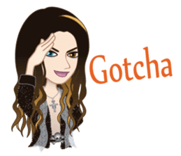 Martian-mind Glam Rocker Tezya sticker #6687330