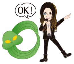 Martian-mind Glam Rocker Tezya sticker #6687332