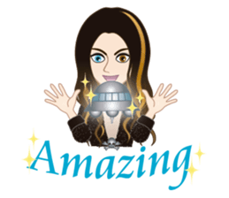 Martian-mind Glam Rocker Tezya sticker #6687334