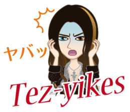 Martian-mind Glam Rocker Tezya sticker #6687336