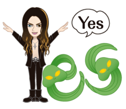 Martian-mind Glam Rocker Tezya sticker #6687338