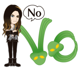 Martian-mind Glam Rocker Tezya sticker #6687339