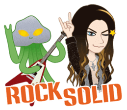 Martian-mind Glam Rocker Tezya sticker #6687340