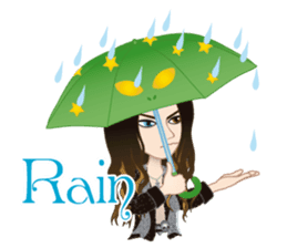 Martian-mind Glam Rocker Tezya sticker #6687341