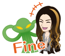 Martian-mind Glam Rocker Tezya sticker #6687342