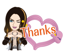 Martian-mind Glam Rocker Tezya sticker #6687343