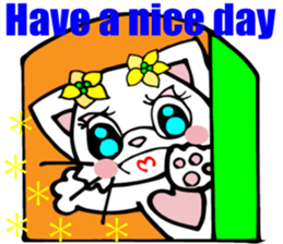 Lovely Cat 2 Cute Persian cat English sticker #6687507