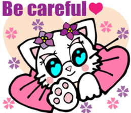 Lovely Cat 2 Cute Persian cat English sticker #6687508