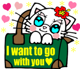 Lovely Cat 2 Cute Persian cat English sticker #6687511