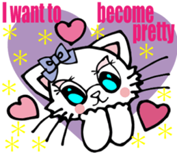 Lovely Cat 2 Cute Persian cat English sticker #6687516