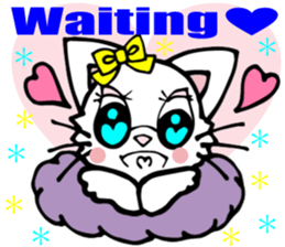 Lovely Cat 2 Cute Persian cat English sticker #6687524