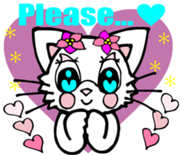Lovely Cat 2 Cute Persian cat English sticker #6687527