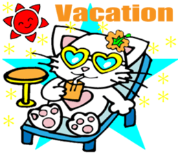 Lovely Cat 2 Cute Persian cat English sticker #6687528