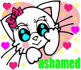 Lovely Cat 2 Cute Persian cat English sticker #6687536