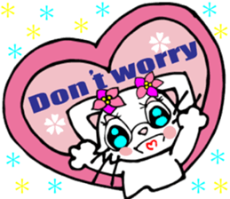 Lovely Cat 2 Cute Persian cat English sticker #6687539