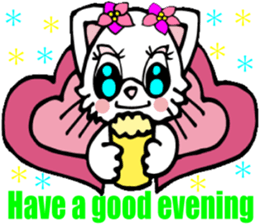 Lovely Cat 2 Cute Persian cat English sticker #6687541