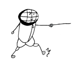 FENCING-KUN sticker #6687652