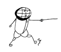 FENCING-KUN sticker #6687652